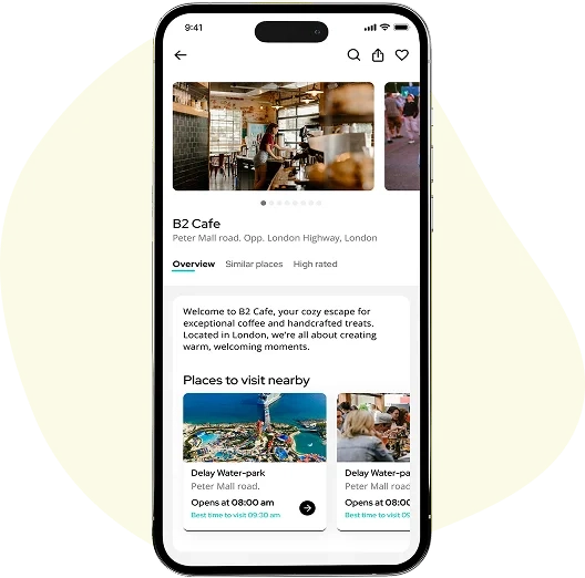 Find trending locations on the uprides app.